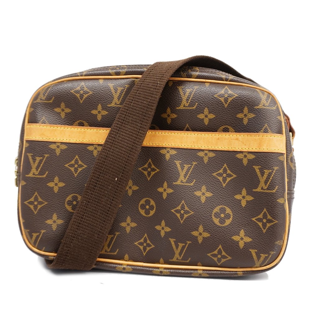 Louis Vuitton Monogram Canvas Crossbody Bag in Brown and Tan
